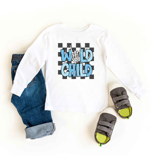 Wild Child Retro | Youth Graphic Long Sleeve Tee