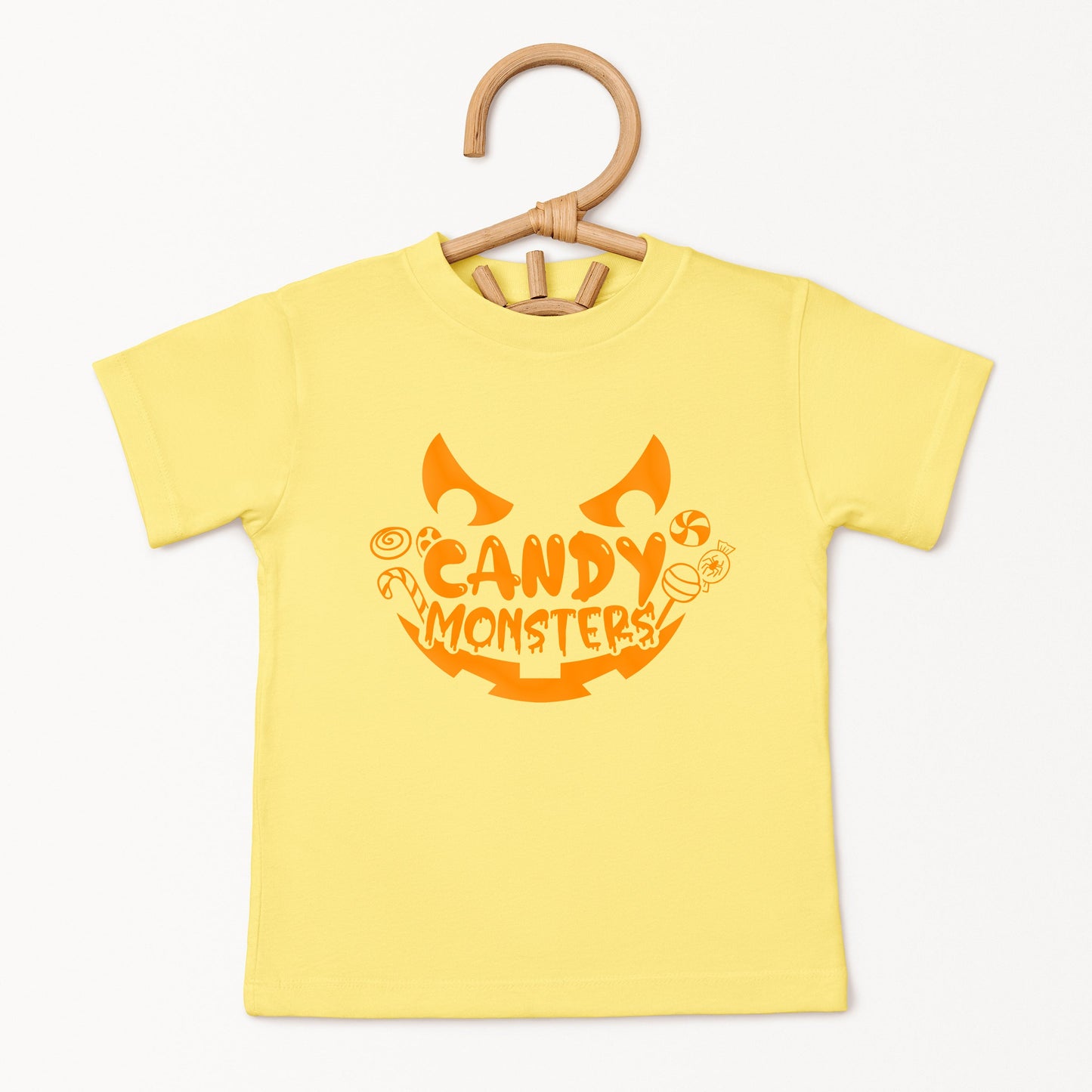 Candy Monster Puff Print | Toddler Graphic Short Sleeve Tee