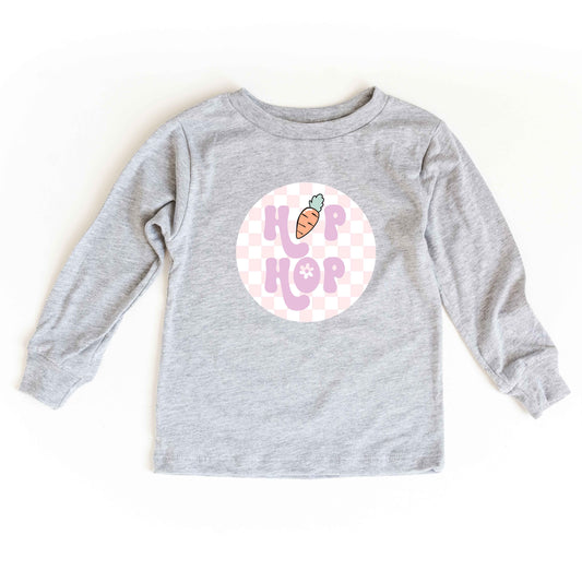 Checkered Hip Hop | Toddler Long Sleeve Tee