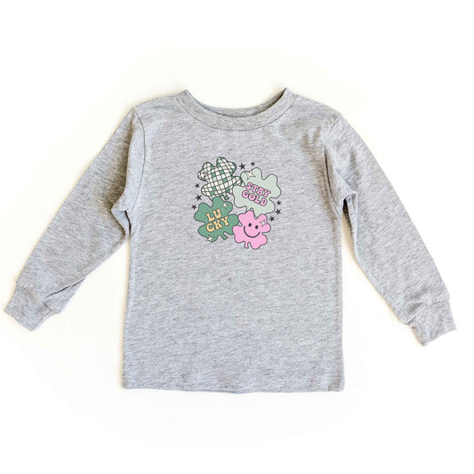 Stay Gold Lucky Shamrocks | Youth Long Sleeve Tee