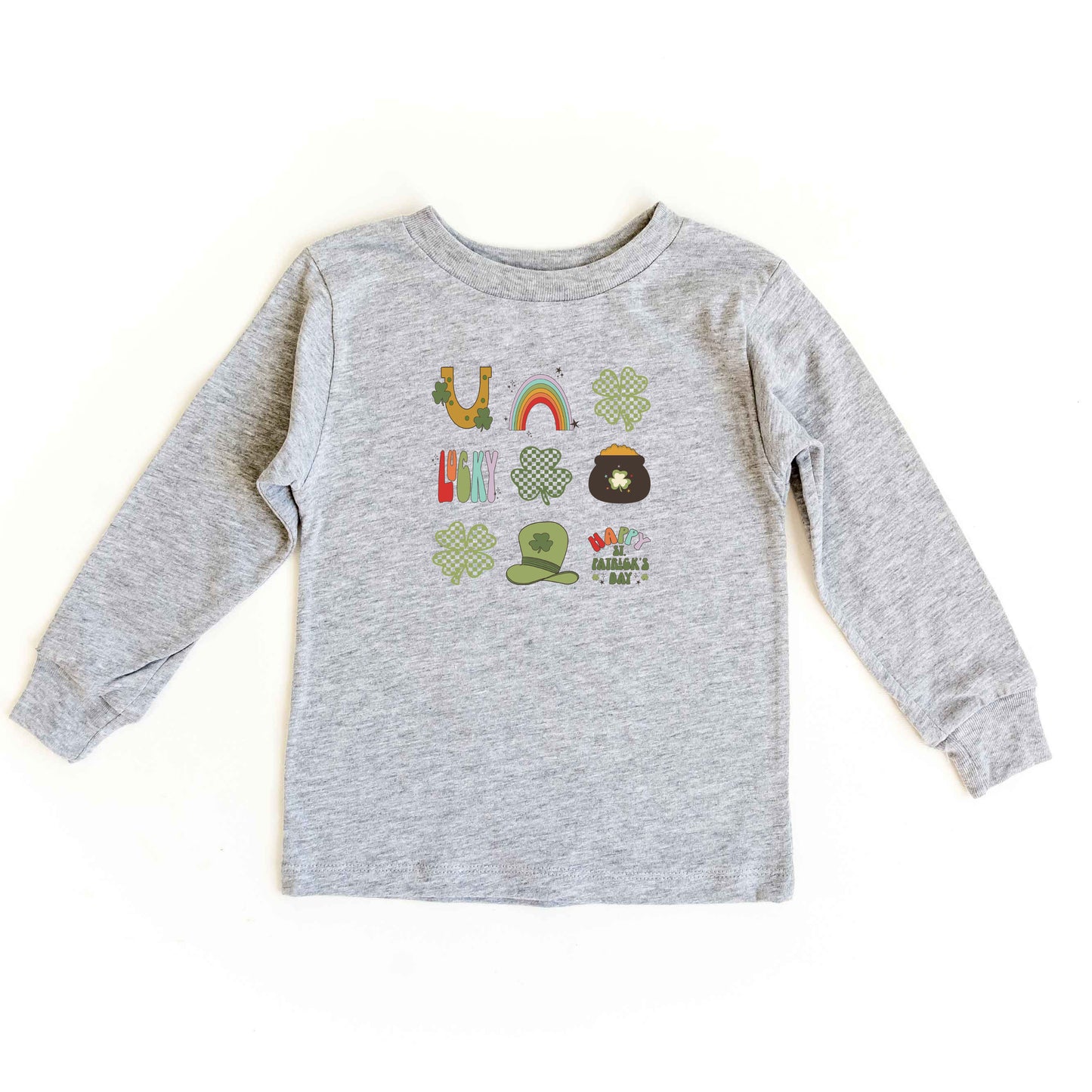 St. Patrick's Icons Chart | Youth Long Sleeve Tee