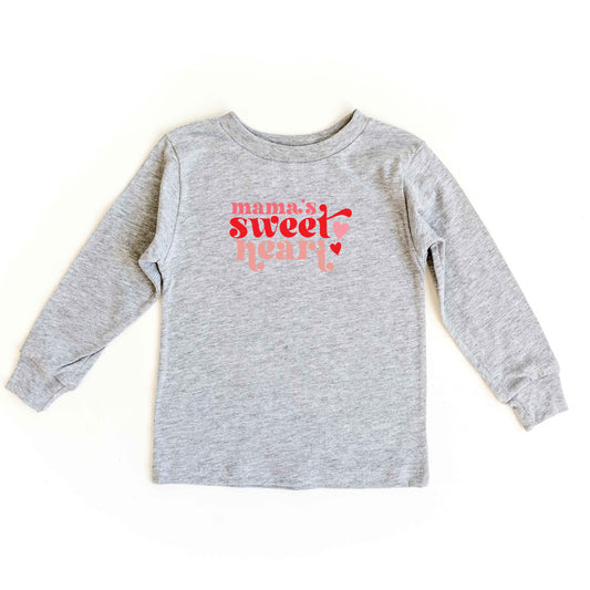 Mama's Sweet Heart | Toddler Long Sleeve Tee