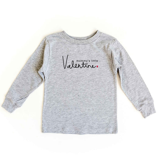 Mommy's Little Valentine | Youth Long Sleeve Tee