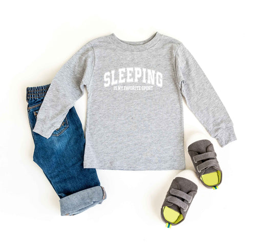 Sleeping is My Favorite Sport | Youth Long Sleeve Tee