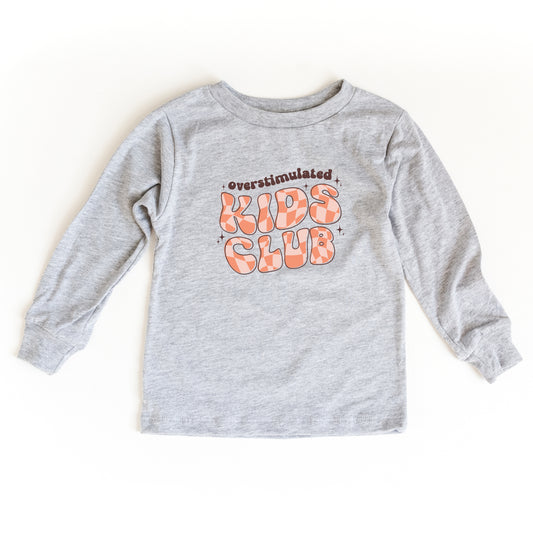 Overstimulated Kids Club | Toddler Long Sleeve Tee