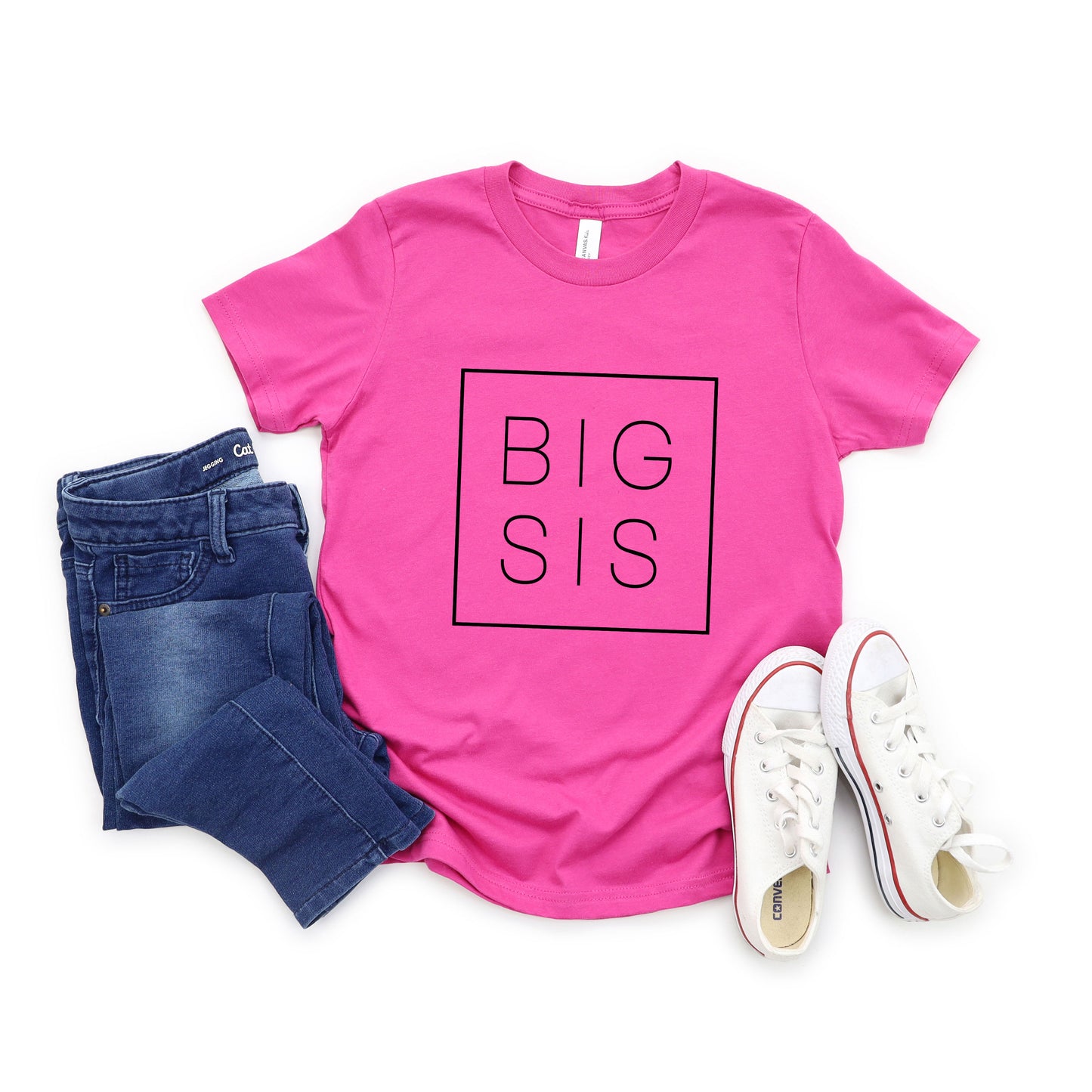 Big Sis Square | Youth Short Sleeve Crew Neck