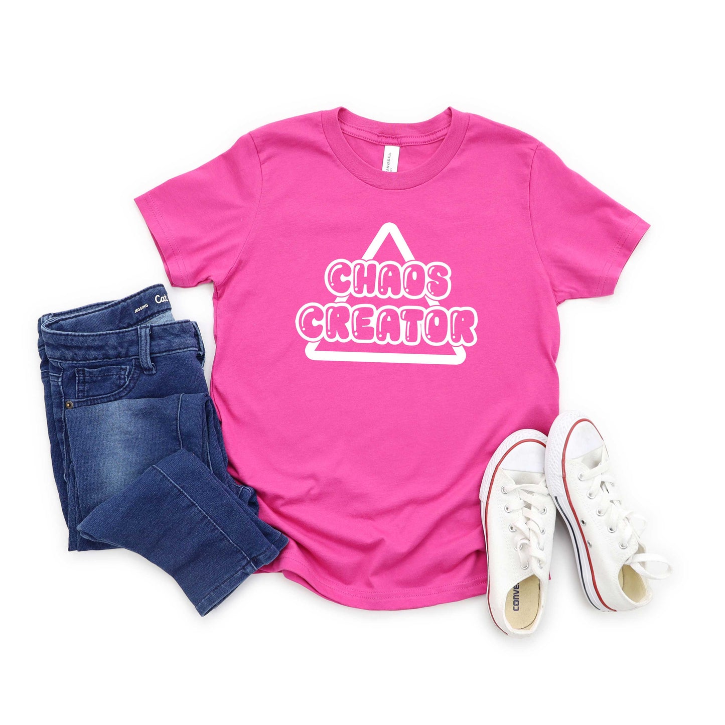 Chaos Creator Triangle | Youth Short Sleeve Crew Neck