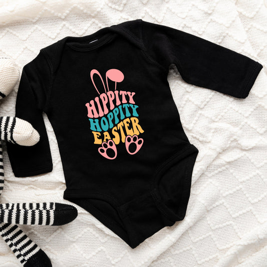 Hippity Hoppity Easter | Baby Long Sleeve Onesie