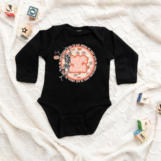 Trick Or Treat Skeleton | Baby Long Sleeve Onesie