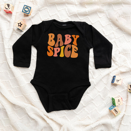 Baby Spice Wavy | Baby Long Sleeve Onesie