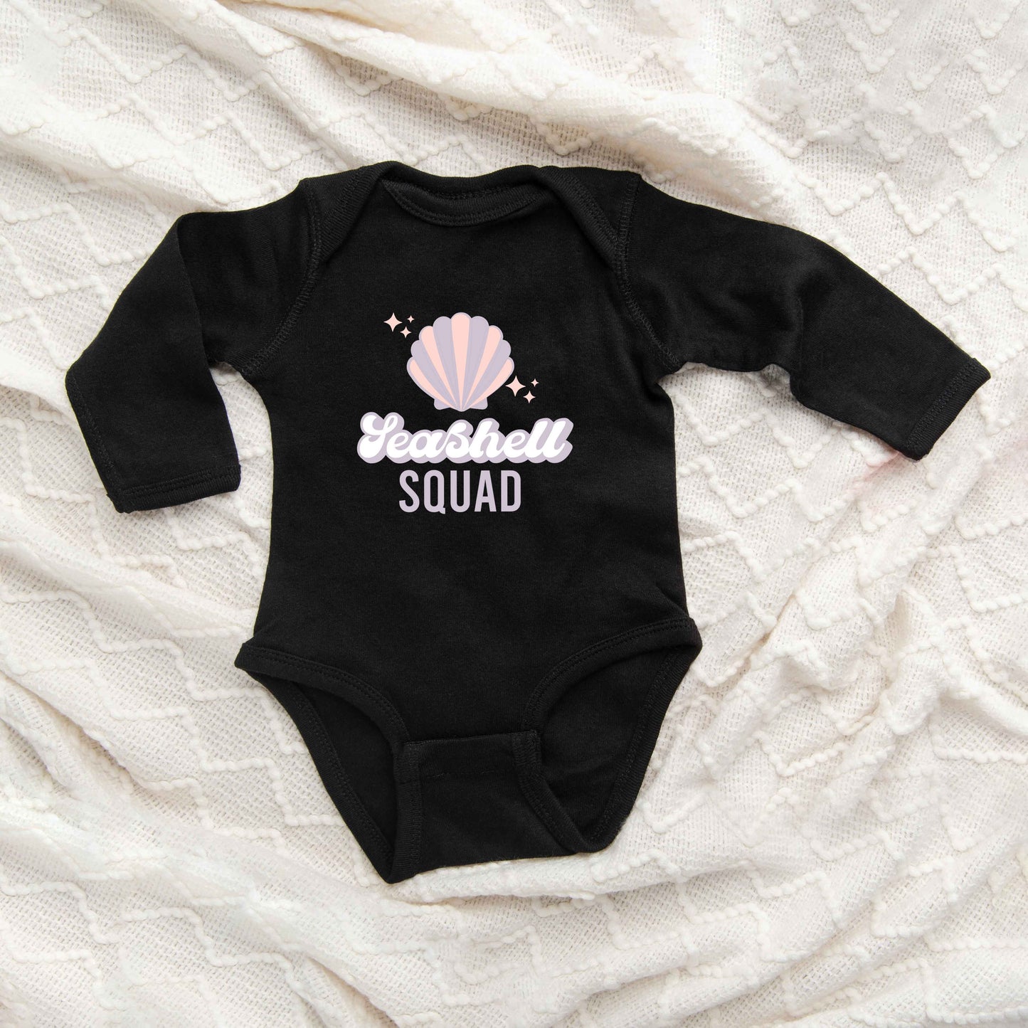 Seashell Squad | Baby Long Sleeve Onesie