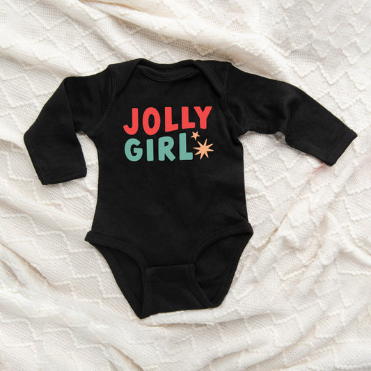Jolly Girl Star | Baby Long Sleeve Onesie
