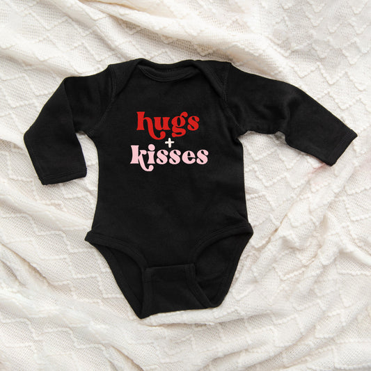 Hugs And Kisses | Baby Long Sleeve Onesie