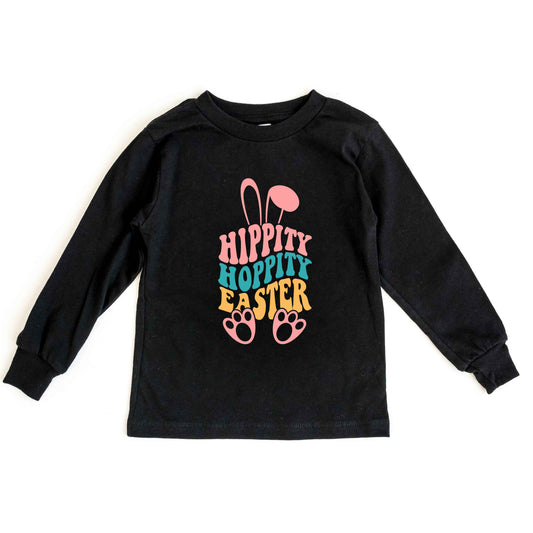 Hippity Hoppity Easter | Toddler Long Sleeve Tee