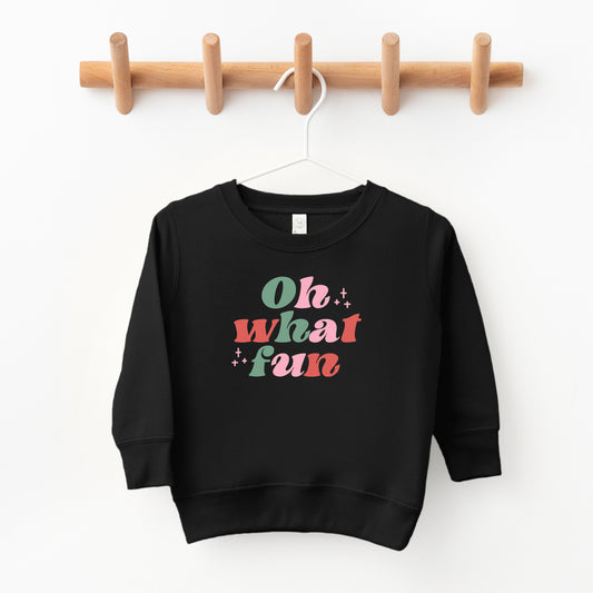 Retro Oh What Fun | Toddler Sweatshirt