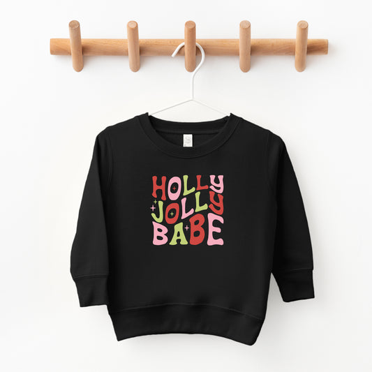 Holly Jolly Babe | Toddler Sweatshirt