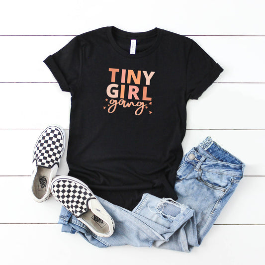 Tiny Girl Gang Colorful | Youth Short Sleeve Crew Neck