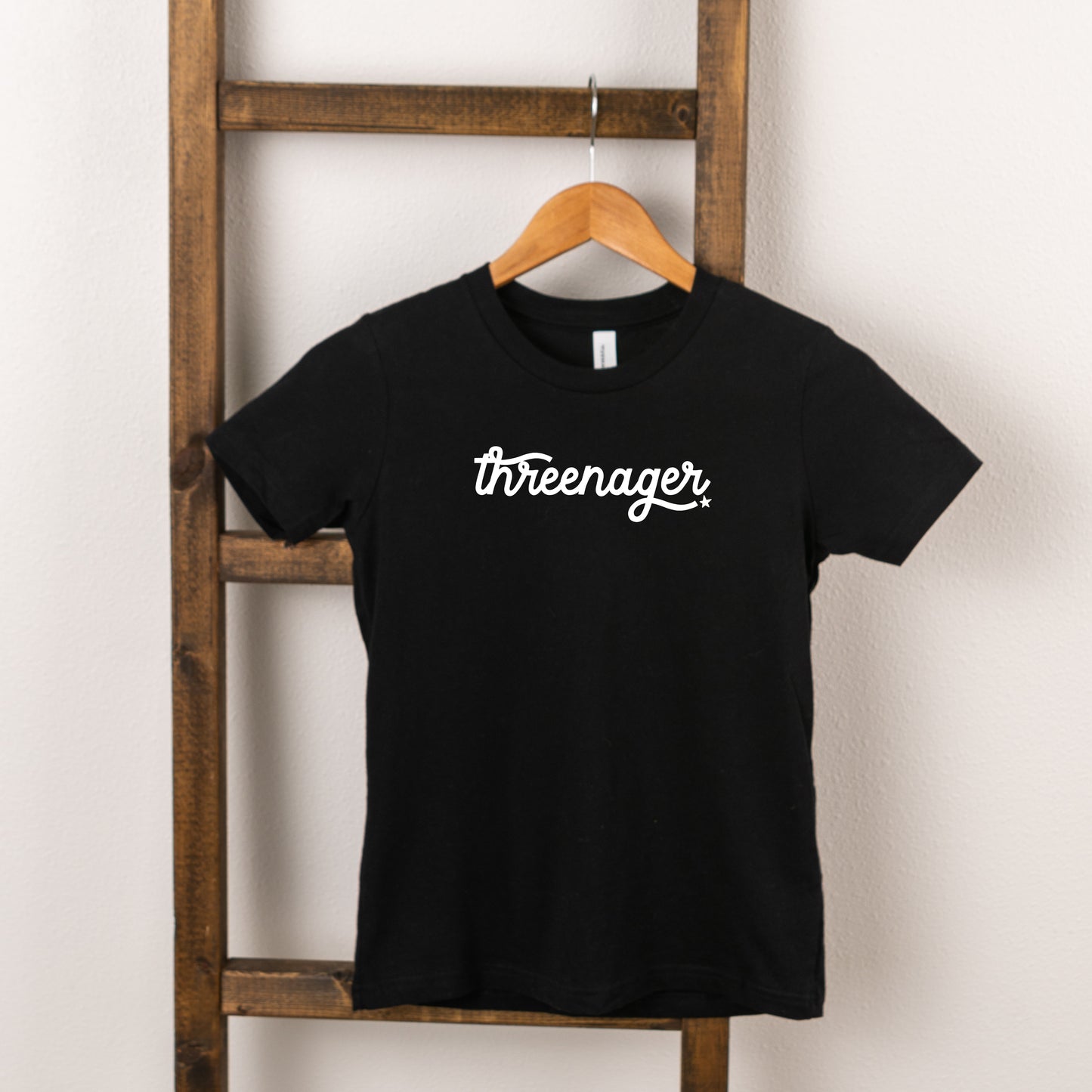 Threenager | Toddler Short Sleeve Crew Neck