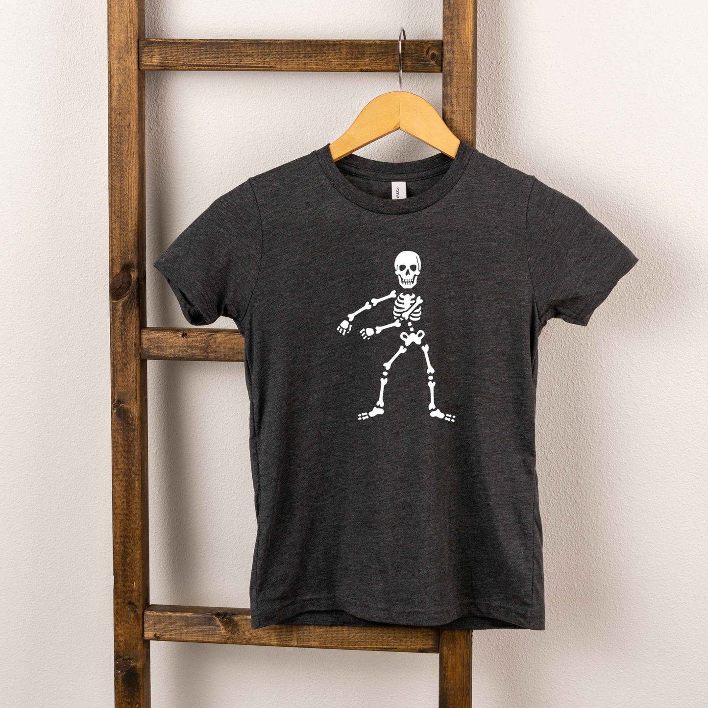 Flossing Skeleton | Youth Short Sleeve Crew Neck