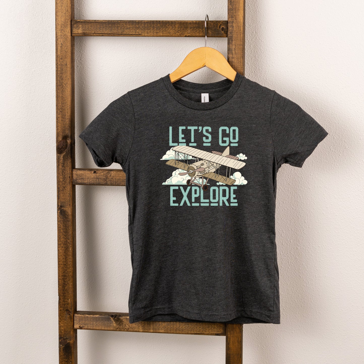 Let's Go Explore | Youth Short Sleeve Crew Neck