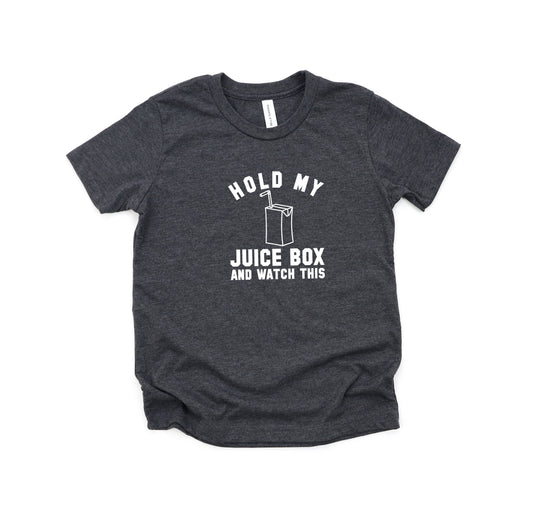 Hold My Juice Box | Youth Short Sleeve Crew Neck