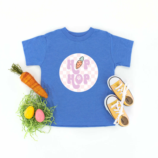 Checkered Hip Hop | Toddler Short Sleeve Crew Neck