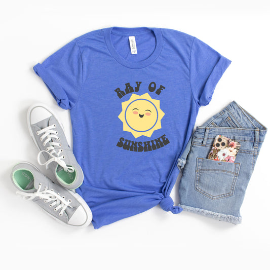 Ray Of Sunshine Sun | Youth Short Sleeve Crew Neck
