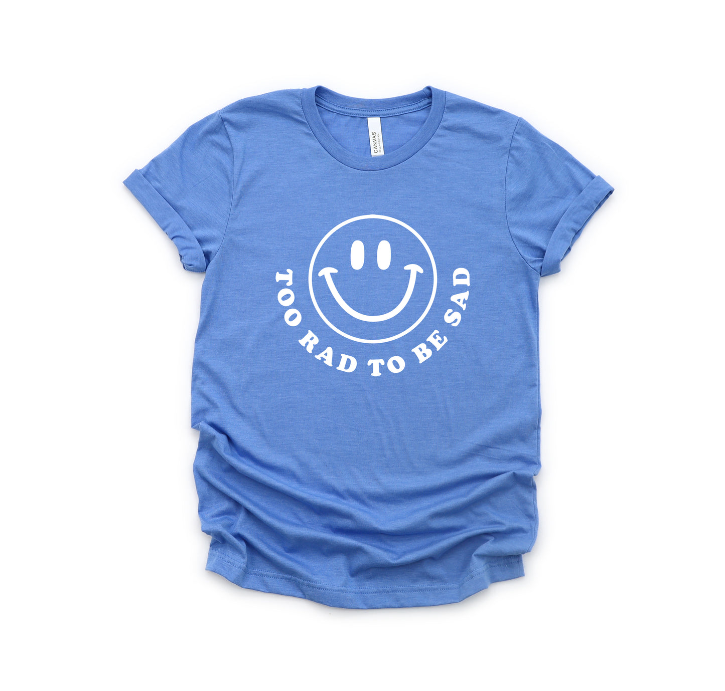Too Rad To Be Sad | Youth Short Sleeve Crew Neck