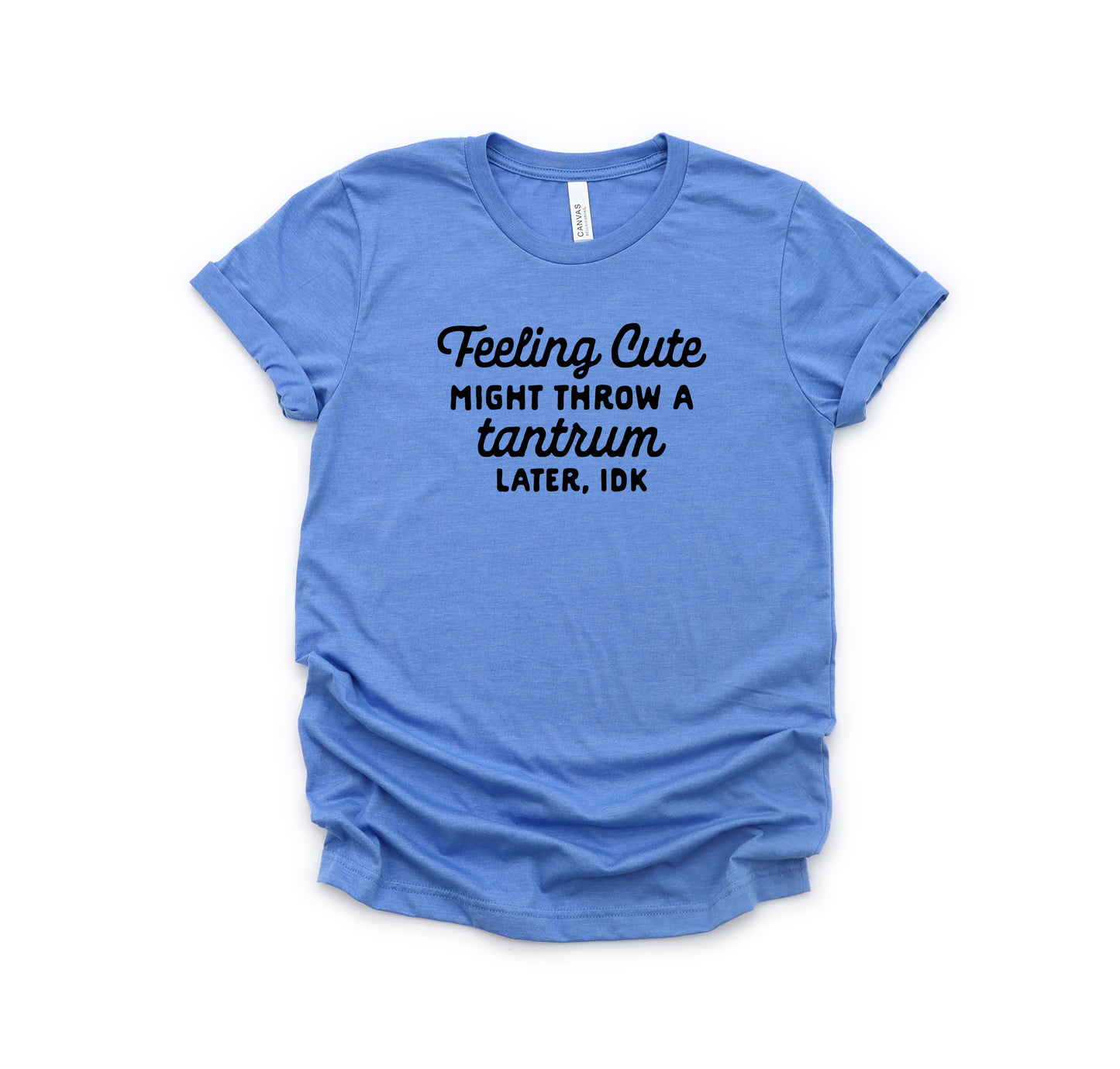 Might Throw A Tantrum | Toddler Short Sleeve Crew Neck
