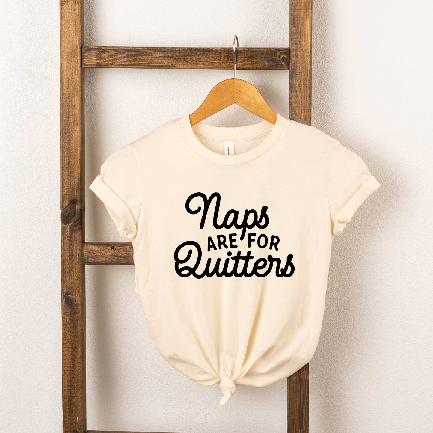 Naps Are For Quitters | Youth Short Sleeve Crew Neck