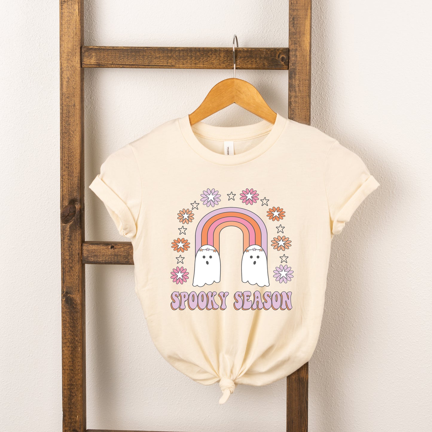 Spooky Season Rainbow | Youth Short Sleeve Crew Neck