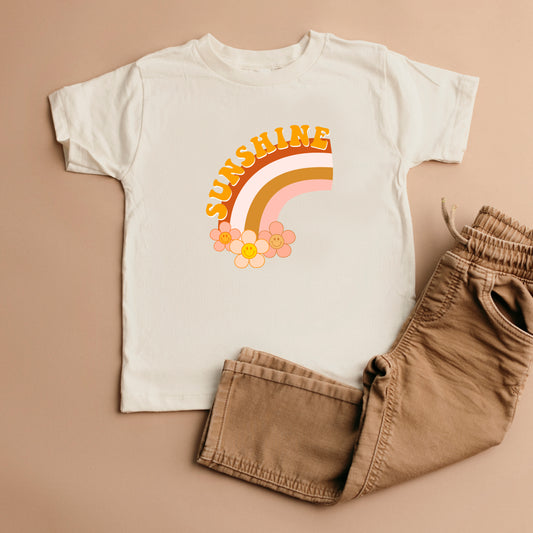 Sunshine Rainbow | Toddler Short Sleeve Crew Neck