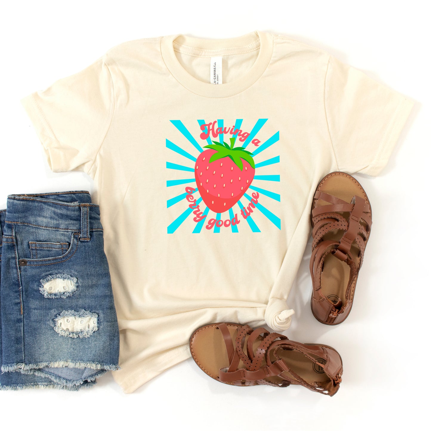 Having A Berry Good Time | Youth Short Sleeve Crew Neck