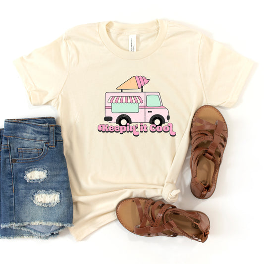 Keepin' It Cool Truck | Youth Short Sleeve Crew Neck
