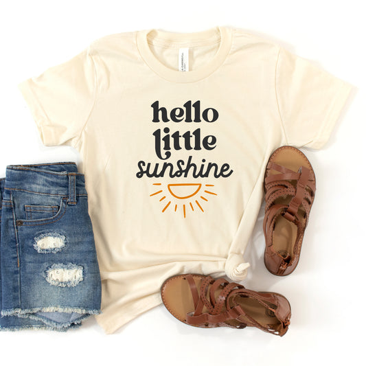 Hello Little Sunshine | Youth Short Sleeve Crew Neck