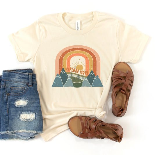 Boho Explore More | Youth Short Sleeve Crew Neck