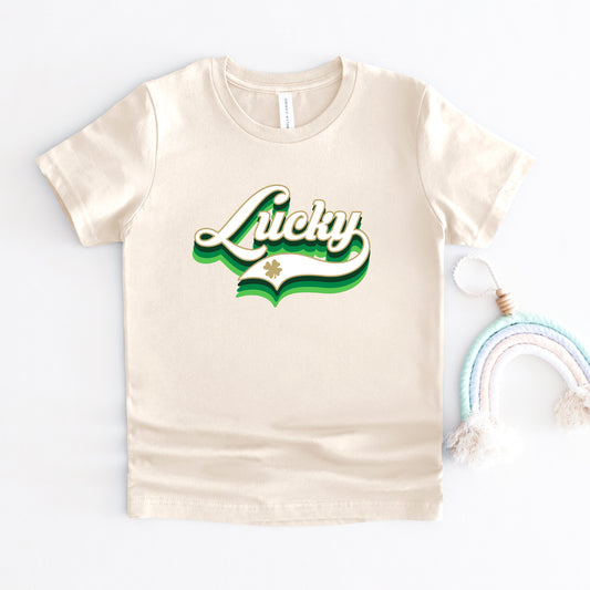 Lucky Script | Youth Short Sleeve Crew Neck