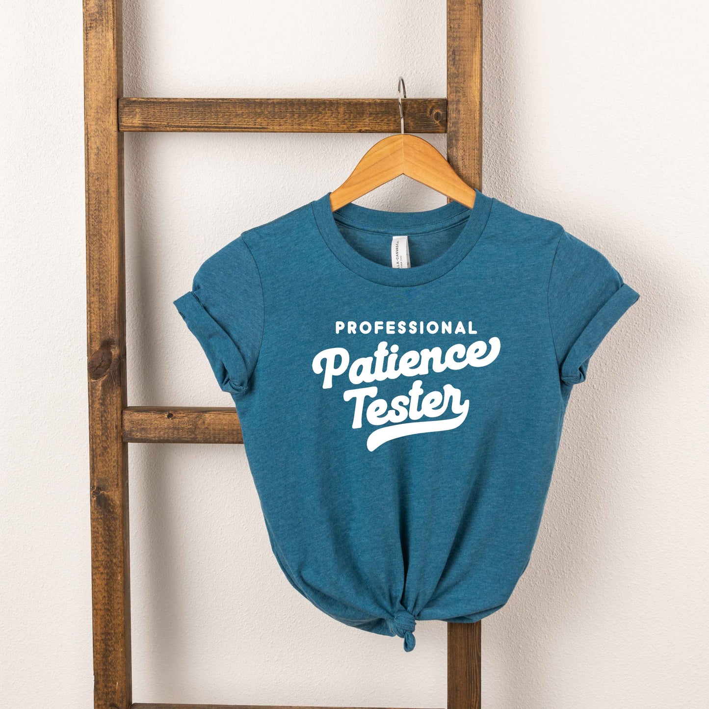 Retro Professional Patience Tester | Toddler Short Sleeve Crew Neck