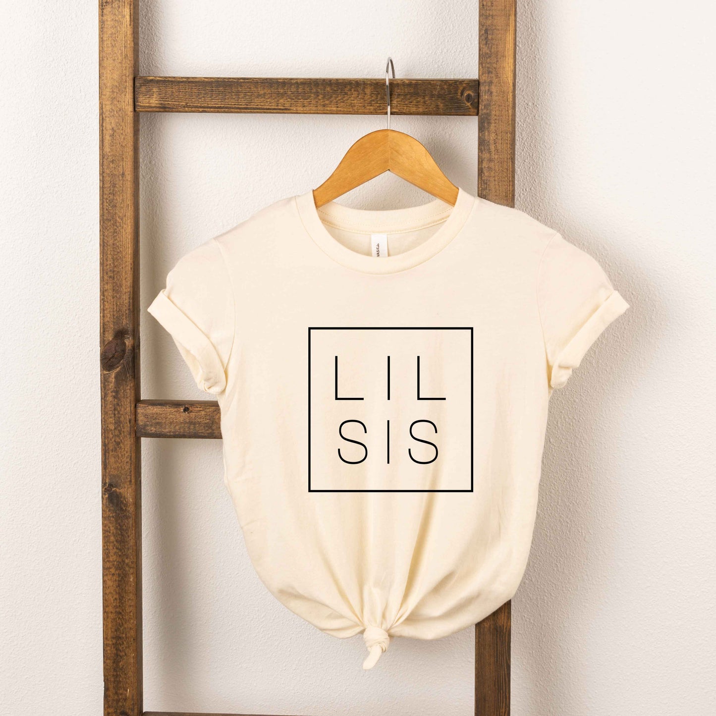 Lil Sis Square | Toddler Short Sleeve Crew Neck