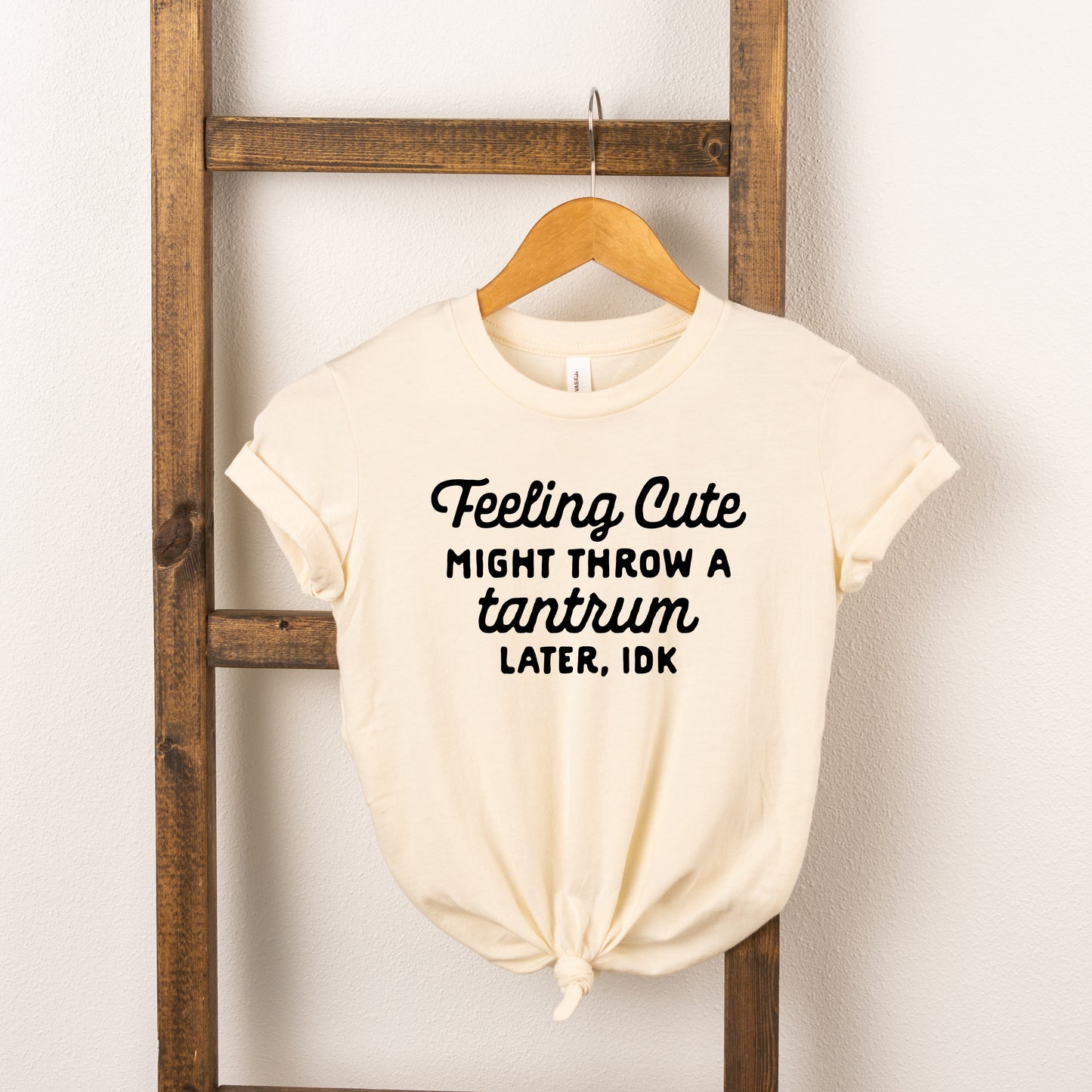 Might Throw A Tantrum | Toddler Short Sleeve Crew Neck