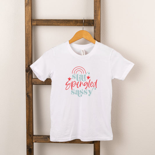 Star Spangled Sassy | Toddler Short Sleeve Crew Neck