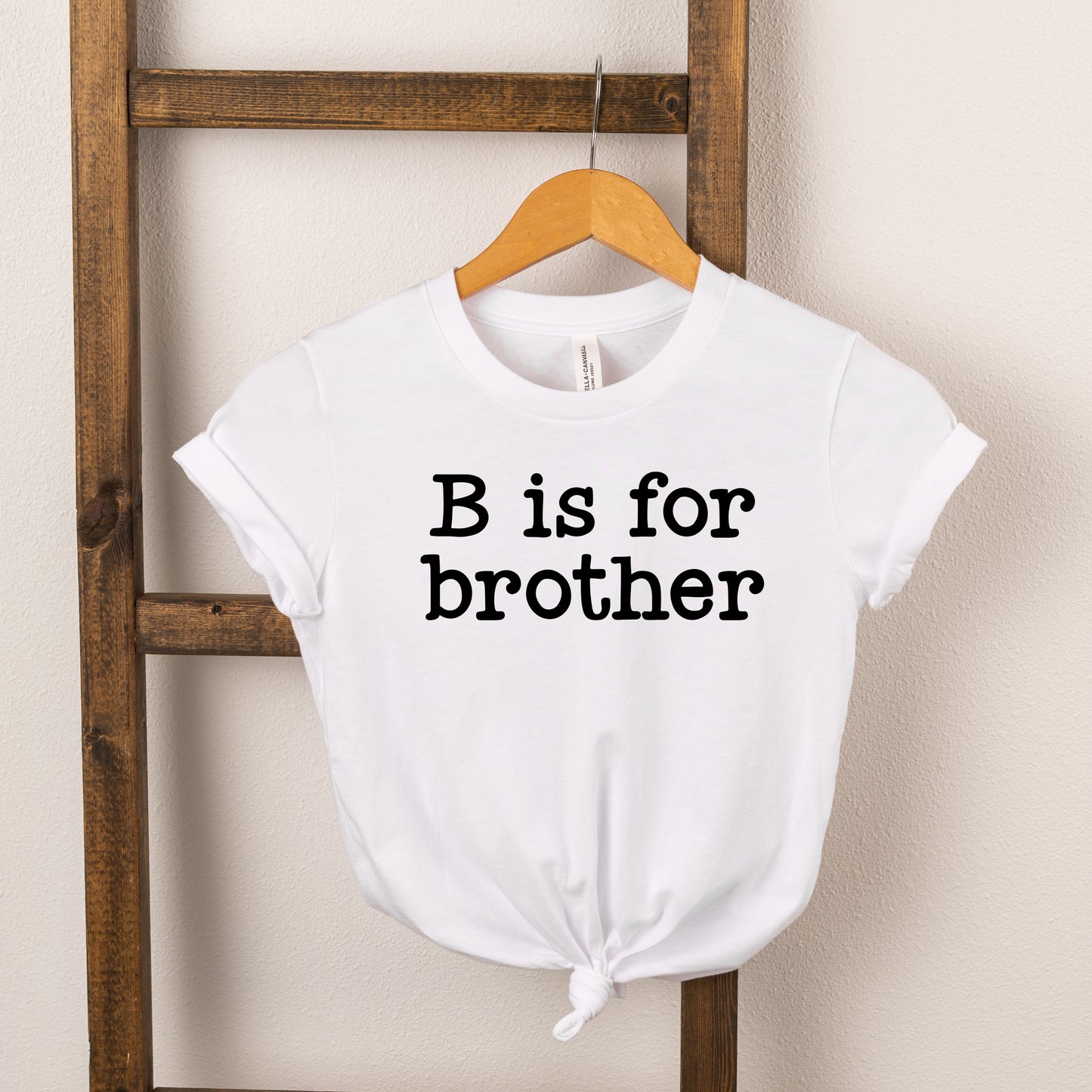 B Is For Brother | Toddler Short Sleeve Crew Neck