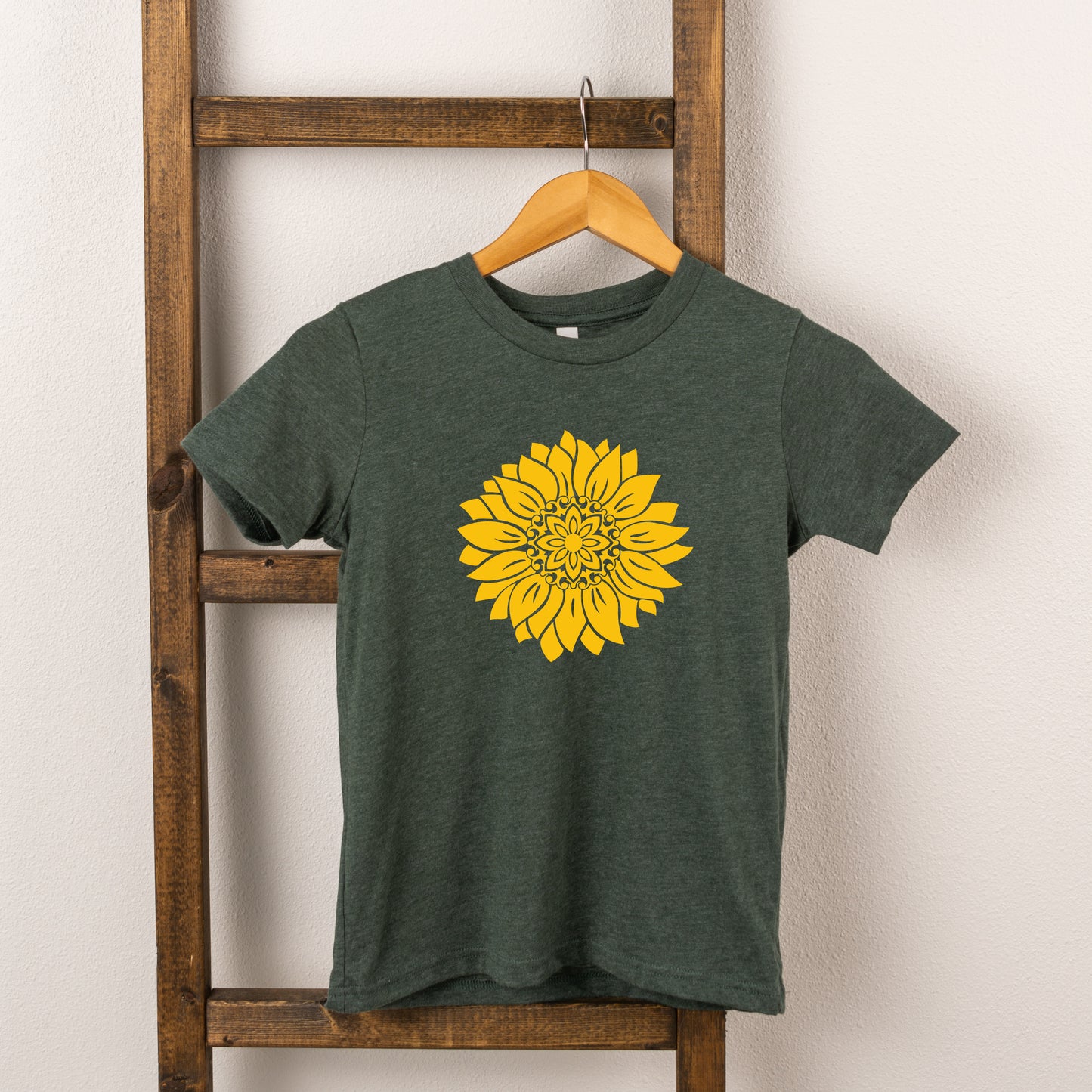 Sunflower Colorful | Toddler Short Sleeve Crew Neck