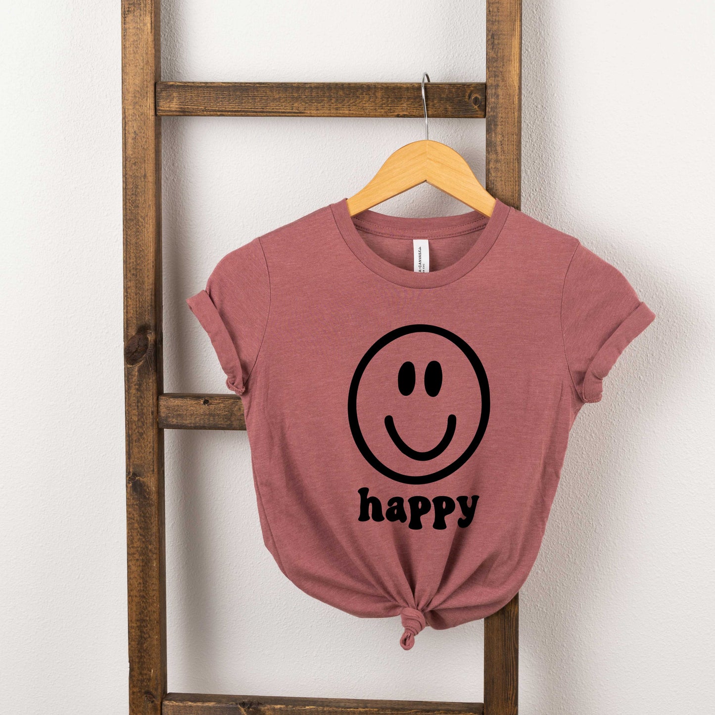 Happy Face | Toddler Short Sleeve Crew Neck
