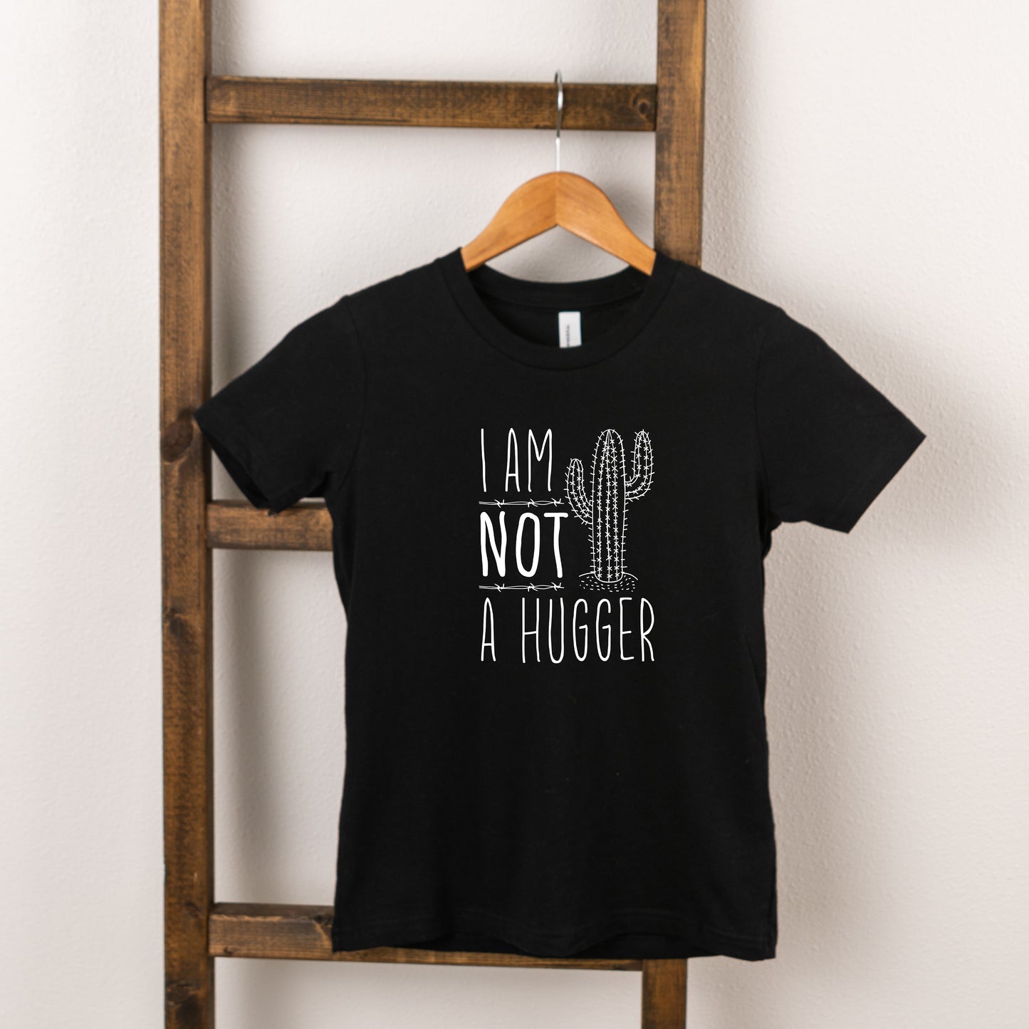 I'm Not A Hugger | Toddler Short Sleeve Crew Neck