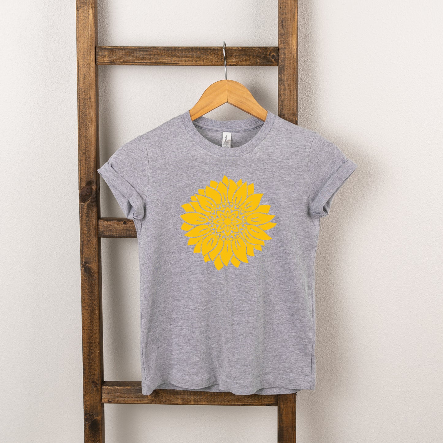 Sunflower Colorful | Toddler Short Sleeve Crew Neck