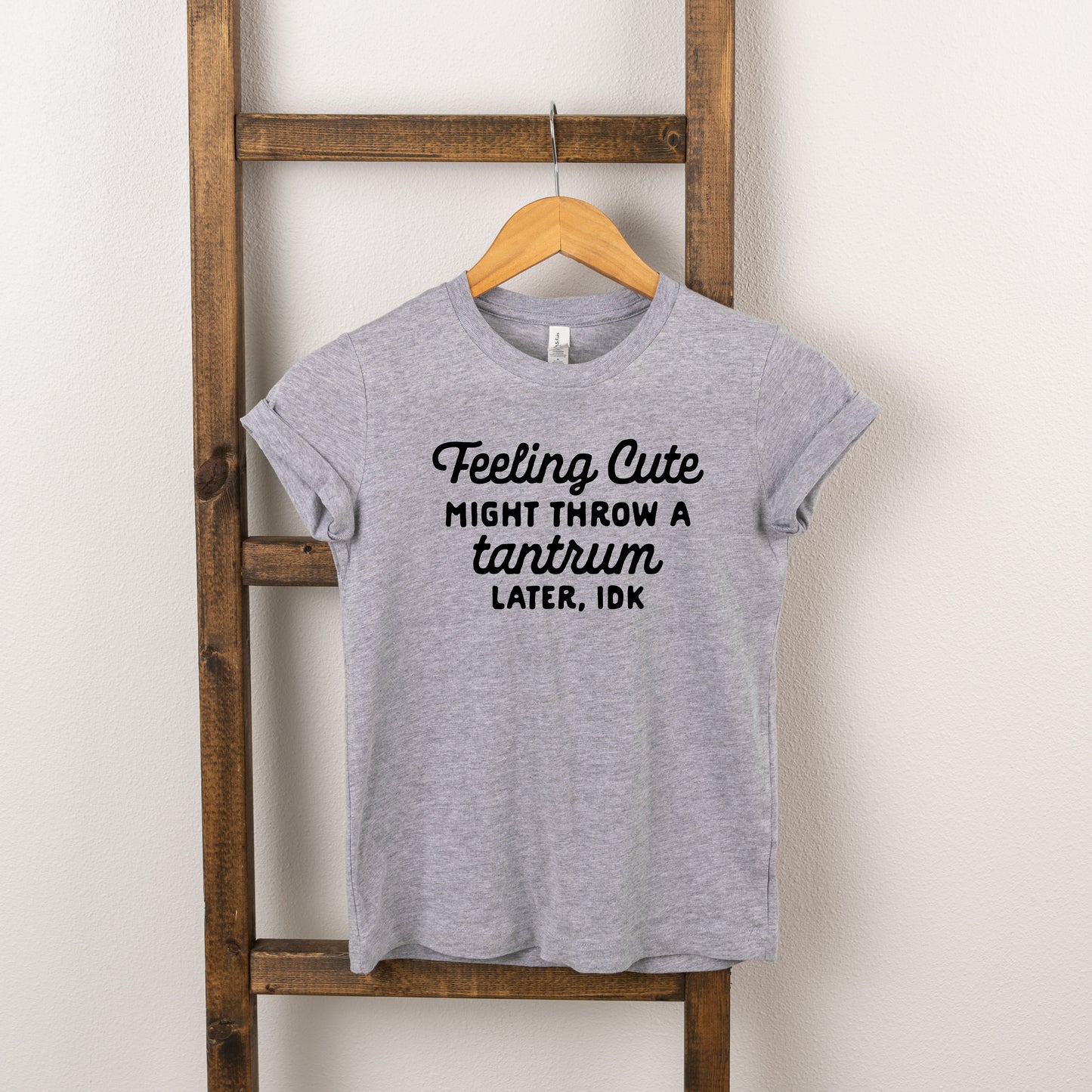 Might Throw A Tantrum | Toddler Short Sleeve Crew Neck