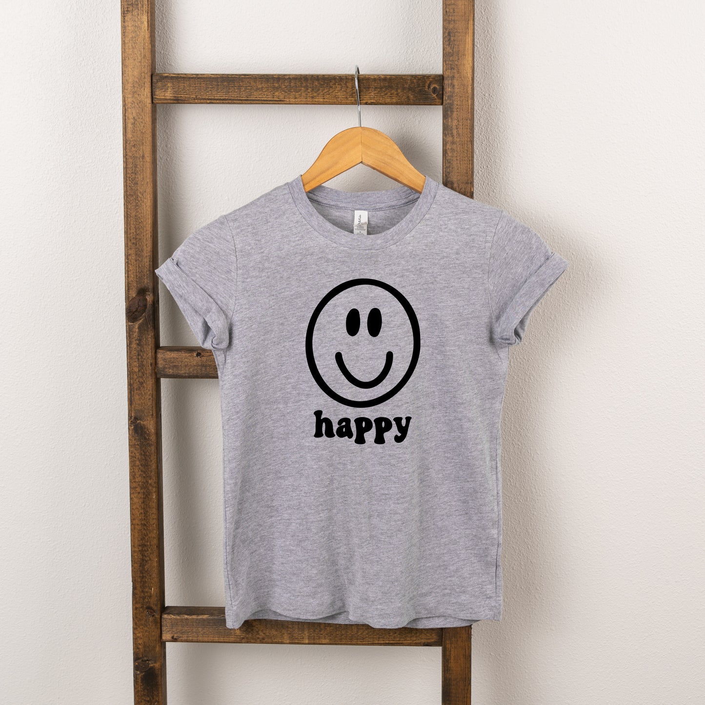 Happy Face | Toddler Short Sleeve Crew Neck