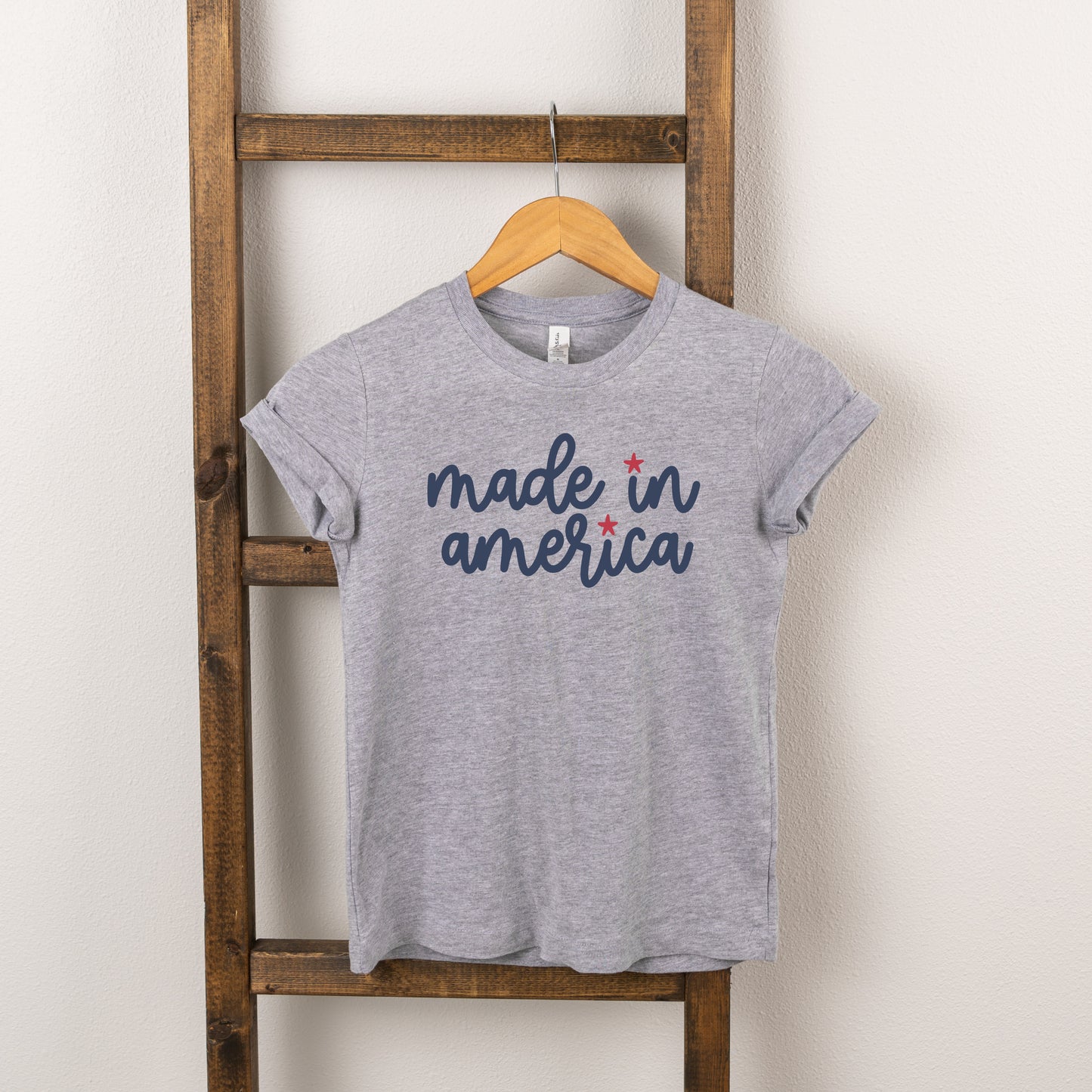 Made In America Stars | Toddler Short Sleeve Crew Neck