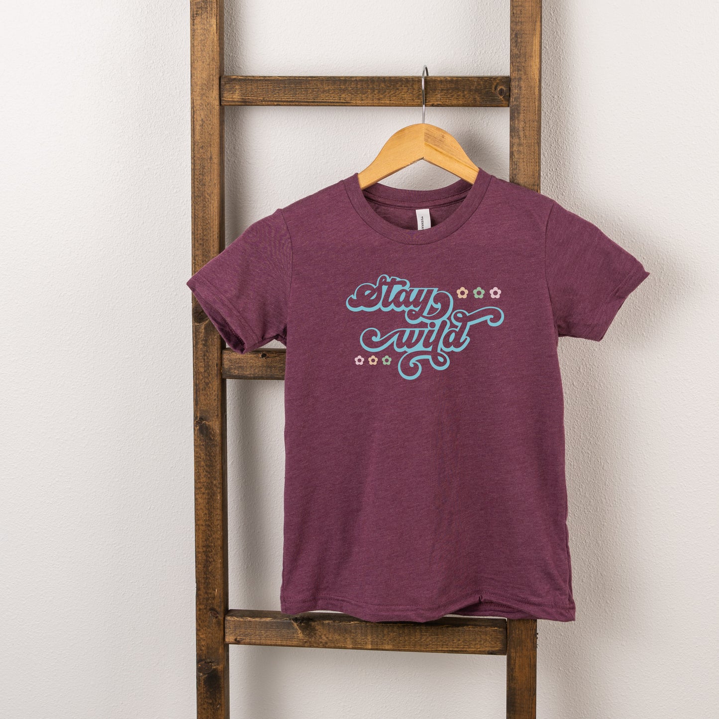 Stay Wild Retro | Toddler Short Sleeve Crew Neck